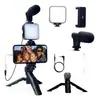 Kit de luz de preenchimento de mesa multifuncional para beleza de pernas com microfone, luz para conferência SLR, best-seller transfronteiriço