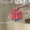 Camisola bordada estilo coreano para niña Tongxingyuan Verano Nuevo estilo Chaleco de cereza para niña Traje de shorts de mezclilla