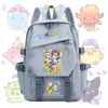 Mochila escolar temática Reino de Rocas para niños y niñas, azul aqua, Dimo Spark, gran capacidad, mochila versátil para estudiantes de primaria
