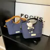 Bolsa de Ombro Popular Jeans Transfronteiriça para Mulheres Outono 2025 Nicho Simples Moda Bolsa de Mão Bolsa de Ombro Transversal de Alta Qualidade