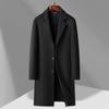Abrigo de Lana para Hombre Otoño e Invierno 2024 de Longitud Media para Jóvenes y Adultos Jóvenes de Algodón y Acolchado Moda Coreana Casual