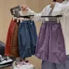 Pantalones Casuales de Pana para Niños y Niñas Cuatro Colores Pantalones de Capullo de Flor Estilo Coreano Bebé Otoño Patchwork Pantalones Largos Tallas Mediana y Grande Dropshipping