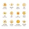 Colar Cruzado Amazon Popular Estéreo Flor de Nascimento DIY Personalizado Doze Pedras de Nascimento Presente Mês de Nascimento