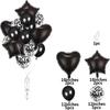 Set de Globos de Película de Aluminio Transfronterizo Arreglo de Cumpleaños Arreglo para Fiesta de Boda Set de Globos de Lentejuelas Perladas Oro Rosa de 18 pulgadas
