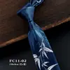Corbata de 8 cm de ancho con patrón anudada a mano para hombre, Ropa formal de traje de alta gama, Corbata larga para anfitrión de banquete de negocios