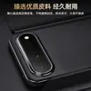 Nova capa de celular Huawei PuraX View em couro texturizado galvanizado, couro liso, magnética, com toque premium e proteção contra quedas