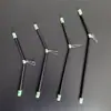 Conector de Conexión Anti-enredo Caña de Pescar Equipo de Pesca Conector de Equilibrio de Agujero Pasante Tubo de Plástico Conector de Gancho Dividido de Equilibrio