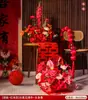 Decoração de Casamento Arranjo Floral para Sala de Estar, Quarto, Mesa de Cabeceira, Flores Artificiais, Decoração de Buquê de Mesa para Quarto de Casamento, Enfeites para Mesa de Assinaturas