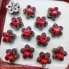 Estrella de Cinco Puntas de Circonio Estrella de Mar Multicolor Ocho Agujeros Flor de Cinco Pétalos Cuentas Espaciadoras Pulsera de Cristal con Cuentas DIY Accesorios para Pulseras y Collares