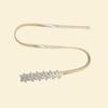 Cadena de cintura transfronteriza para mujer, nueva, informal, de verano, con flores decorativas, de metal, con resorte, elástica, con hebilla ajustada.