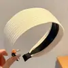 Diadema Exquisita Maillard de Ala Ancha y Corona Alta para Mujer, Nueva Diadema de Otoño 2026, Accesorio para el Cabello de Uso Diario de Alta Gama