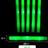 Esponja Bastões Fluorescentes LED Concerto Bastões Coloridos Brilhantes Bastões de Espuma com Logotipo Impresso Fabricante Atacado Itens de Suporte para Shows