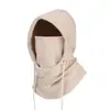 Gorro de Invierno para Ciclismo de Adulto, Máscara de Invierno a Prueba de Frío, Máscara Cálida, Bufanda para el Cuello, Gorro Integrado a Prueba de Viento con Forro de Lana y Protección para los Oídos
