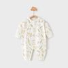 Roupas para Bebê Recém-Nascido Macacão Primavera e Outono Pijama 100% Algodão Bebê Recém-Nascido Manga Longa Sem Costura Abertura Diagonal Hakkayak Roupa de Escalada