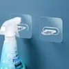 Gancho Redondo Multifuncional Adhesivo para Montaje en Pared, No Requiere Taladrar, Fácil de Limpiar, Adecuado para Colgar en Armarios, Baños y Estantes de Almacenamiento