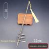 Artesanato em Metal Antiga Mini Arma Fria 22cm Tridente Alabarda Longa Modelo de Arma Tridente Micro Arma
