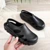 Sandalias de Playa Eva de Verano para Mujer para Exterior con Talón Cerrado, Pantuflas Casuales, Dropshipping Transfronterizo Temu