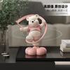 Estilo Ins Oso Giratorio Adornos de Escritorio Gabinete de TV Sala de Estar Decoraciones de Dormitorio Celebridad de Internet de Gama Alta Mejores Regalos para Amigas