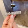 Horquilla de Zirconia Estilo Nuevo Estilo Coreano Simple Clip Incrustado de Diamantes Flequillo Pinza Lateral para el Flequillo Horquilla Elegante para Cabello Roto para Niños