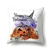 Capa de Almofada Halloween TC609 Almofada Lombar de Carro Capa de Almofada de Sofá Abóbora Capa de Almofada para Escritório Casa Sala de Estar