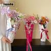 Pieza Moldeadora Tubo de Flor Pequeña para el Día de la Madre, Cubo Belleza Atemporal, Cubo de Abrazo Simple Hecho a Mano DIY, Embalaje para Flores Frescas al por Mayor