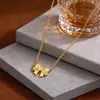 Conjunto de Joias Laço Doce Princesa Fugitiva Estilo Estudante Brincos de Fita Aço Titânio Banhado a Ouro 18K Retentor de Cor