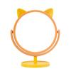 Espejo de Escritorio para Maquillaje Lindo con Orejas de Gato Espejo Redondo de Escritorio Espejo de Tocador HD Hada Espejo Pequeño para Dormitorio ins