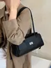 Bolso acolchado tipo Chanel para debajo del brazo, nuevo bolso baguette de alta gama vintage de moda otoño e invierno 2026, bolso de mano al hombro para mujer