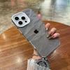 Adecuado para Apple 16Promax Funda de Teléfono Móvil con Patrón de Montaña Nevada de Terciopelo Iphone17Pro Chapado Eléctrico 15 Funda Protectora Integral