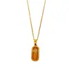 Novo Produto, Mesmo Estilo do Xiaohongshu, Colar com Pingente Vajra Dourado Atrai-Riqueza, Corrente para Clavícula Empilhável Joias Atacado
