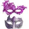Máscara de Carnaval Veneziana Meio Rosto Baile de Máscaras Festa Mascarada Casal Homens e Mulheres High-End Transfronteiriço Amazon