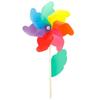Venta caliente juguetes para niños molino de viento doble decoración exterior punto escénico giratorio puesto molinillo pequeño colorido hecho a mano lote