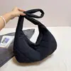 Bolso de Invierno Transfronterizo para Mujer 2026 Moda Coreana Acolchado Diamante Hilo Bordado Bolso de Hombro para Mujer Acolchado de Algodón Elegante Bolso de Hombro Único para Mujer