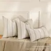 Almohada Decorativa Geométrica Rayada Minimalista Moderna Bohemia Transfronteriza de Amazon para Sofá, Dormitorio, Sala de Estar