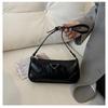 Bolsa de antebraço para mulheres 2024 Nova bolsa de mão feminina texturizada bolsa de mão simples retrô bolsa de ombro mensageiro atacado