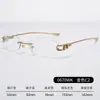 Gafas para Miopía Sin Montura de Titanio Puro Marco Pequeño Forma Ovalada para Mujer Fábrica de Monturas de Gafas Danyang Tienda de Fábrica de Gafas Danyang