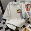 Nuevas Camisetas de Manga Corta con Estampado de Letras Divertidas Estilo Verano 2025, Tops Casuales Sueltos Versátiles para Hombres y Mujeres