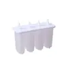 Molde para Paletas de Hielo de Verano, Molde Creativo Casero para Helado DIY, Juego con Tapa, Herramienta para Hacer Hielo de Grado Alimenticio