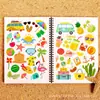 ET006 Adesivos Havaianos Transfronteiriços Adesivos de Praia Piscina DIY Adesivos de Quebra-Cabeça Adesivos de Desenho Animado Brinquedos Infantis