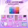 Juego completo al por mayor de kits de herramientas para arte con cuentas, kit de arte con cuentas de fusión DIY, paquete de materiales, juguete de alta calidad