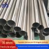 Tubo de Aço Inoxidável 304, Superfície Brilhante Polida Tubo Soldado de Costura Reta para Construção de Suportes de Engenharia, Personalização no Atacado
