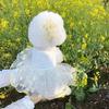 Verano Lindo Estilo Princesa Malla Delgada Vestido Falda de Tirantes Ropa para Perro y Gato Ropa para Mascota Falda