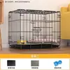 Jaula para Perro Peluche para Perros Pequeños con WC, Jaula para Mascotas para Pomerania y Bichón, Jaula Metálica para Conejos Montada en Coche para Exteriores, Jaula para Gatos