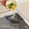 Cesta de Drenaje Magnética para Fregadero de Cocina, Filtro Triangular para Residuos, Restos de Comida y Estante de Almacenamiento para Desechos de Alimentos para Colocar en el Borde