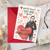 Compra directa transfronteriza de tarjetas de felicitación divertidas de Halloween para cementerio de fantasmas, tarjetas de regalo de invitación creativas y peculiares