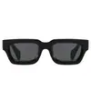 Gafas de sol rectangulares de marco estrecho estilo coreano europeas y americanas, monturas cuadradas pequeñas de estilo callejero hip-hop y disco, gafas de sol adelgazantes y de alta gama