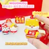 Pingente Autêntico de Sorte e Fortuna Desenho Animado Criativo Panda Gato Casal Pingente de Bolsa Cavalo Chaveiro