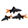 Tiburón Negro de Cola Roja Pez Tropical de Agua Dulce Herramienta Potente para Eliminar Algas y Comer Musgo Carroñero Arena Arcoíris Tiburón Rosa Vivo