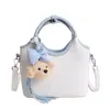 Bolsa de Mano tipo Cesta Yuezi 2026 Primavera de Gama Alta para Mujer, Bloques de Color Simple Moda Versátil Bolso de Hombro Cruzado