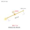 Corrente Elástica Estendida de Prata Esterlina 925 Cor Dourado Ouro Chopin Colar Pulseira Corrente de Cauda Longa Adicional Acessórios DIY Feitos à Mão Material